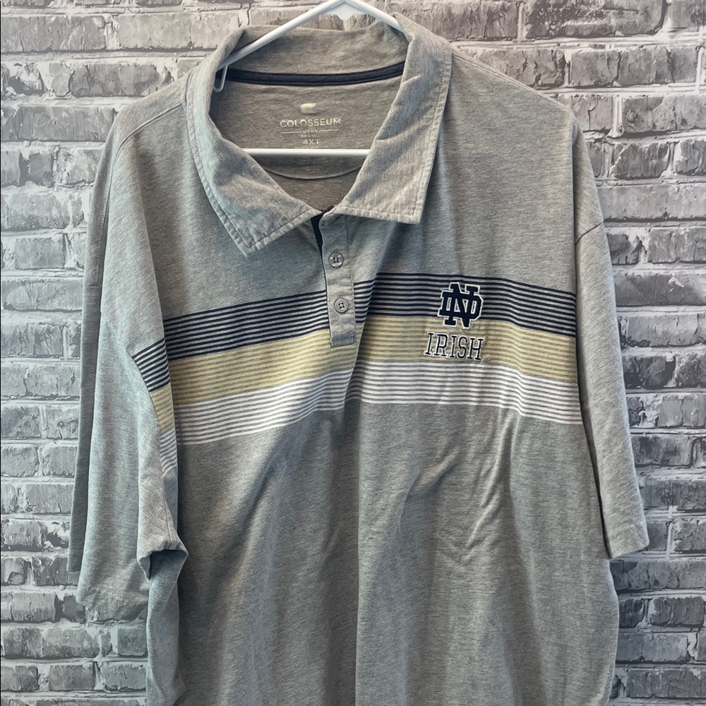 Notre Dame gray Polo Shirt‎